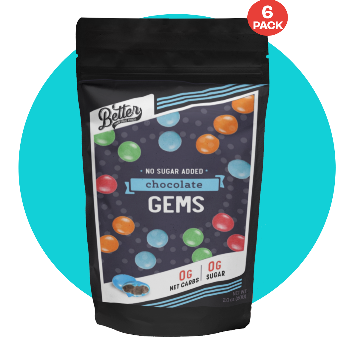 Keto Gem's (M&M's) (6pk)