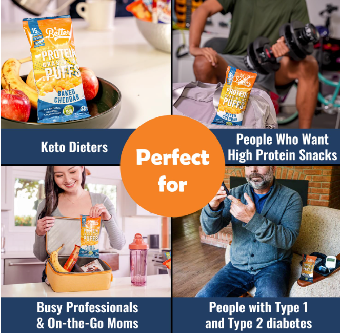 Baked Cheddar Protein Crisps
