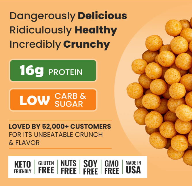 Jalapeno Cheddar Protein Crisps