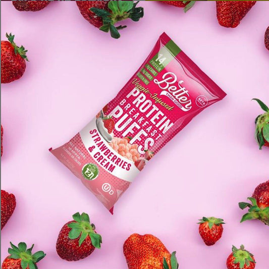 Strawberry & Cream Protein Crisps (12pk) by Better Than Good