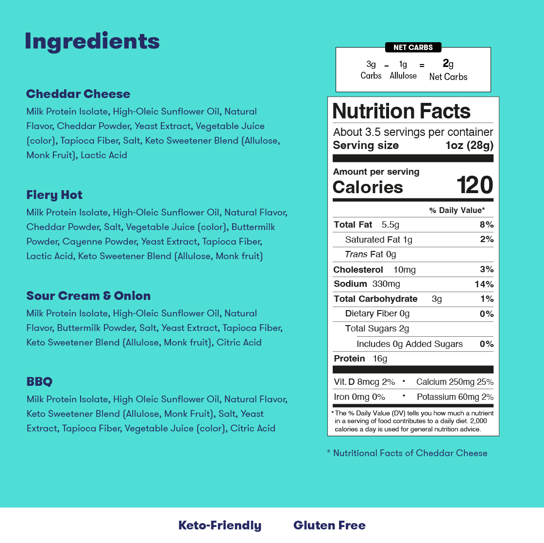 SYS 99g Protein Curls (6pk)