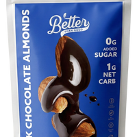 Keto Dark Chocolate Almonds 6oz (2 Pack)