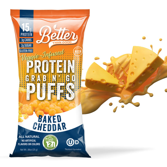 Protein Crisps 12pk - Baked Cheddar