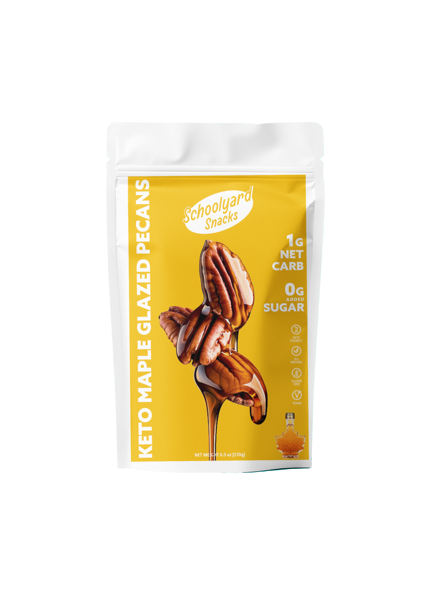 Keto Maple Glaze Pecans (6.0 oz Bag, 2pk)