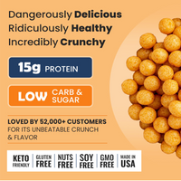 Baked Cheddar Protein Crisps