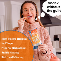 Baked Cheddar Protein Crisps