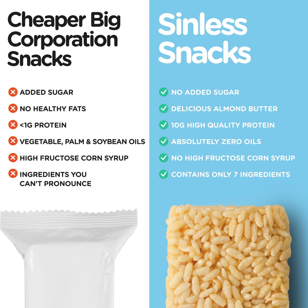 Marsh Mallow Krisp Bar by Sinless Snacks (Carro)
