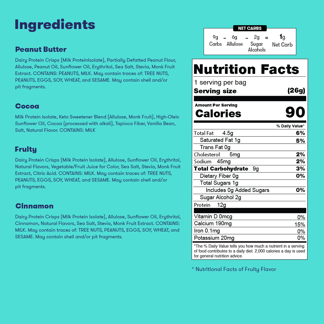 Keto Cereal (12 Bags)