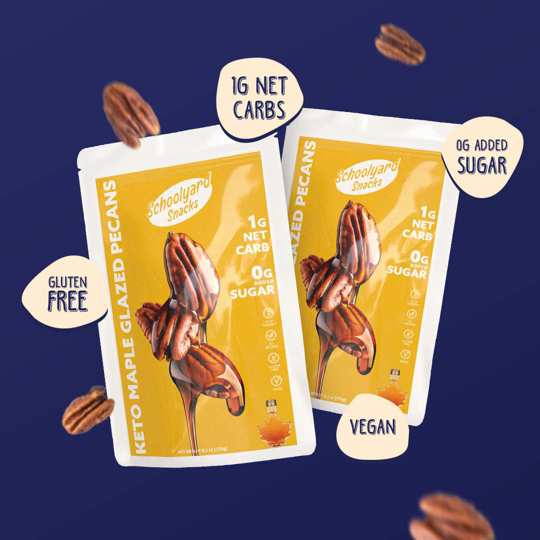 Keto Maple Glaze Pecans (6.0 oz Bag, 2pk)